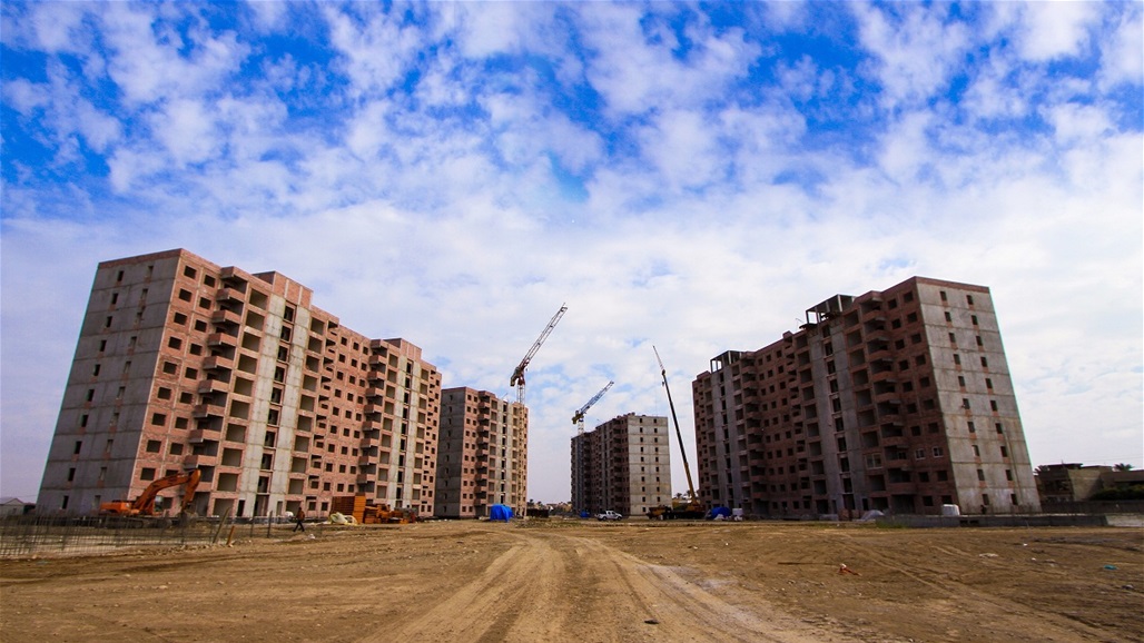 ما شكل البنايات السكنية بمشروع مدينة الصدر الجديدة؟
