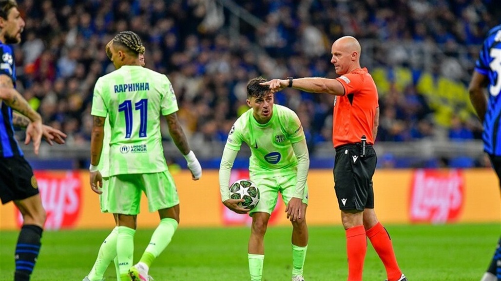 مفاجأة حول حكم الـ(VAR) في مباراة إنتر ميلان وبرشلونة