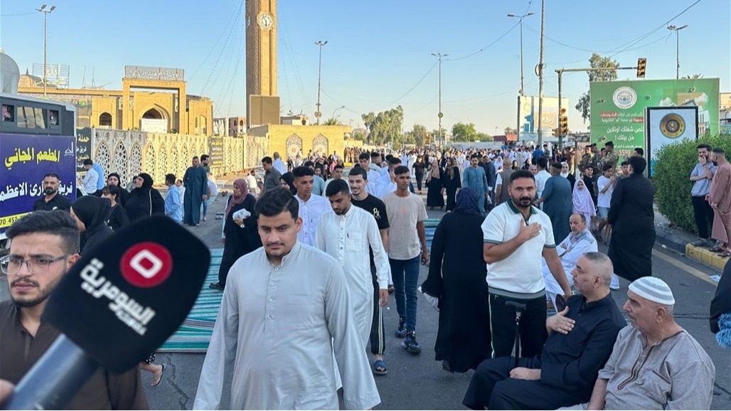 عدسة السومرية توثق شوارع الاعظمية في أول أيام عيد الأضحى