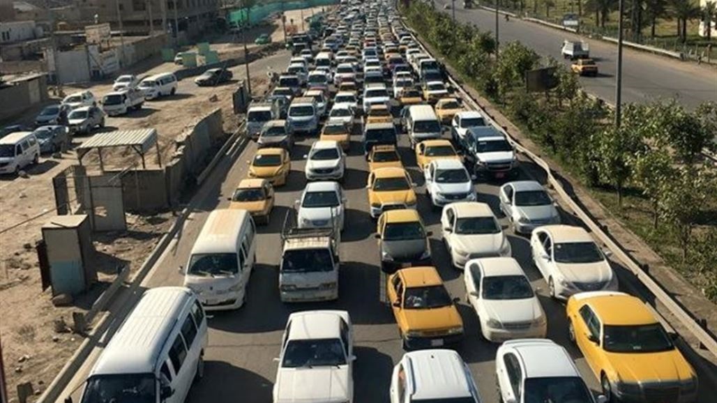 كتلة ازدحام ثقيلة في باب المعظم.. خارطة شاملة بحركة المرور في بغداد الان