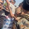 بغداد.. الفاحصون المدنيون بوزارة الدفاع يحتجون للمطالبة بحقوقهم (صور)